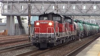 JR貨物　DD51重連（892+1803号機）牽引5282レ　＠清洲　2013/01/23