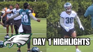 Eagles Rookie Minicamp Day 1 Highlights; Quinyon Mitchell *FIRST LOOK* John Ross