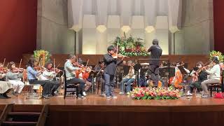 Daichi Nakamura Saint Saëns Rondo Capriccioso excerpt with Kyushu Symphony