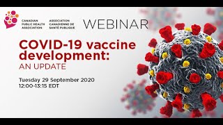 Webinar: COVID-19 vaccine development: An update (29 September 2020)