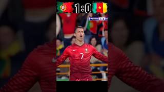 Portugal vs Cameroon 5:1 | FIFA World Cup 2014 • Ronaldo vs etoo #shorts #football #youtube