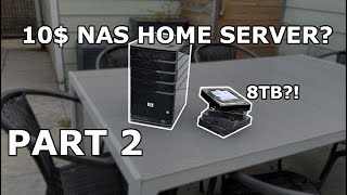 PART 2 - Cheap $10 home server storage! Truenas with only 2gb memory?