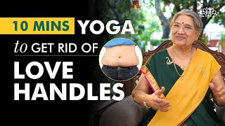 10 Minute Yoga Asana to reduce Side Fat ( Love Handle)