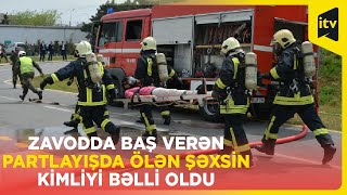 Şirvanda zavodda partlayış. 1 nəfər öldü, 1 nəfər xəsarət aldı