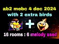 Angry birds 2 mighty eagle bootcamp Mebc 4 dec 2024 with 2 extra birds chuck+melody #ab2 mebc today