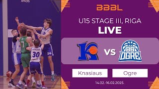 VKKM-B 2010 vs BS Ogre 2010 | BBBL Boys U15