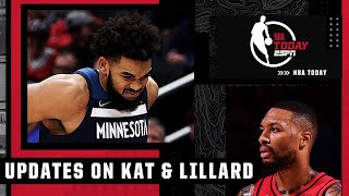 Woj updates the status of Karl-Anthony Towns and Damian Lillard | NBA Today