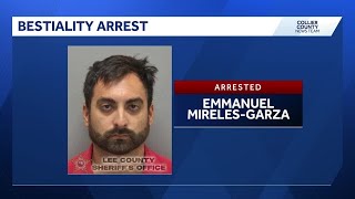 Naples man arrested, accused of bestiality