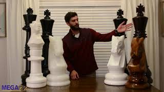 MegaChess Giant Chess Set Material Comparison