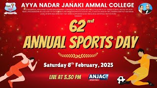 62nd ANNUAL SPORTS DAY | SATURDAY 8th FEBRUARY 2025 | 3.30 PM