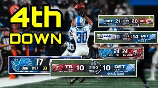 EVERY TIME The Detroit Lions Went For It ON 4th DOWN (2023-24 Season)