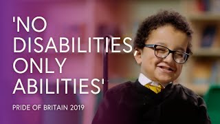 Dante Marvin: Powerful advocate for other disabled children | Pride of Britain 2019