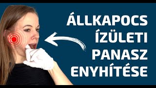 Állkapocs ízületi panaszok enyhítése, gyógytornával, manuális technikákkal