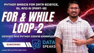 Python For Loop Tutorial-2 | break, continue, pass with Coding Examples | Python Basics #10