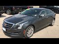 2017 cadillac ats luxury 2.0t phantom grey metallic in depth review