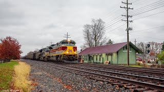 Weekend Action On The NS Chicago Line Around Cleveland, Ohio! (November 2024)