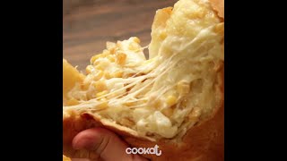 [食左飯未呀 Cookat] 芝士粟米麵包 Cheesy Corn Bread