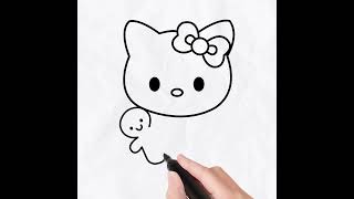 Drawing Hello Kitty💕🎄