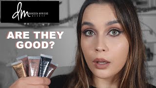 DANESSA MYRICKS COLORFIX REVIEW | Trying the colors: Blackout, Exposed, Ballerina, Goldmine, Nude 12