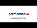 dormakaba Secure Access Temporary Cylinder - Increases the security of your home