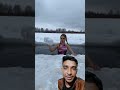 এখানে মেয়েটি বরফ দিয়ে জিম করছে 💪💪💪 ice winter swimming icequeen vlog viralvideo trending