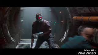 STARLORD fight scene in guardians of the galaxy movie