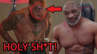 Mike Tyson VS Jake Paul | SCARY FACE OFF!👀 [2024] OPEN WORKOUTS | Side By Side TRAINING🥊(Joe Rogan)