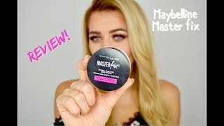 New Maybelline Master Fix setting-perfecting loose powder Review \u0026 First Impressions