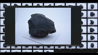 Photogrammetry scanning of a Rock