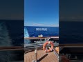 Cruising with Msc Splendida in the Mediterranean Sea 💙 Msc Cruises Forever young 🫶 #Cruising