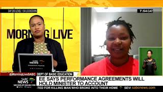 Equal Education says performance agreements will hold the Basic Education Minister to account