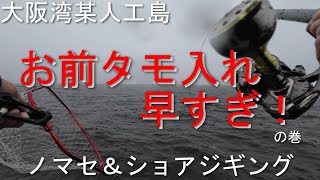 大阪湾某人工島　お前タモ入れ早すぎ！　ノマセ＆ショアジギング