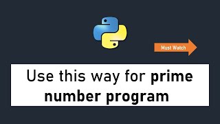 Python Program for Prime Numbers | Python Interview Questions for Freshers