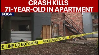 Driver who crashed into Garland apartment, killing 71-year-old, had medical emergency, police say