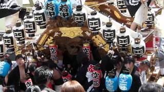 東灘だんじり祭、住吉地区、宮出NO.5（空区）2011-05-05