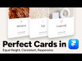 How to Create Beautiful Grids and Cards in Framer (Equal Height and Responsive)