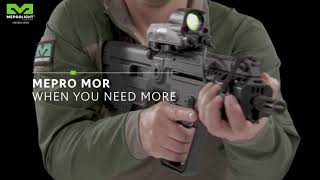 Meprolight Introducing Mepro MOR - Mil Spec Reflex Sight with Two Laser Pointers and Tritium