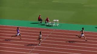 20221008博多の森カーニバル陸上 高校男子4x100mリレー予選第2組