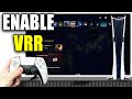 How To Enable Variable Refresh Rate (VRR) On PS5