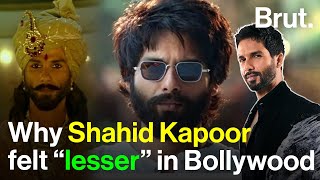 Why Shahid Kapoor felt “lesser” in Bollywood