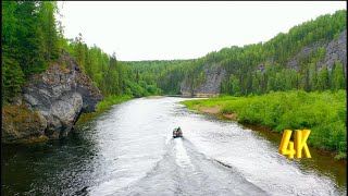 РЕКА УНЬЯ - ЗАПОР ДЛЯ РЫБЫ, ПРИКЛЮЧЕНИЯ В ПУТЕШЕСТВИИ. ИЗ АРХИВА.