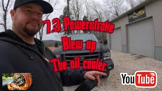 7.3 Powerstroke Oil Cooler #powerstroke