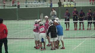 第12回西日本小学生ソフトテニス選手権大会 男子団体予選 三重県対福岡県（第１試合）