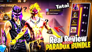 New Paradox Bundle Opening 🔥 | Real Review = Diamond Waste ?? 💩  Bundle | 1 Spin Trick