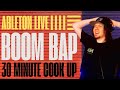 Making a Boom Bap Beat in Ableton Live | 30 Minute Cook-Up