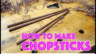 How to make Chopsticks, 나무 젓가락 만드는 방법