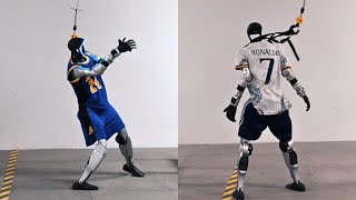 Watch Humanoid Robot Mimic Cristiano Ronaldo’s Leap \u0026 LeBron James Iconic Walk