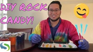 DIY ROCK CANDY: Using SCIENCE to make rock candy at home for kids | Virtual Science Shorts