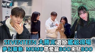 【SEVENTEEN】 夫勝寛還原尷尬現場 夢幻聯動!MOMO帶愛寵BOO來見BOO