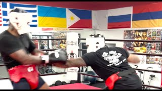 Pro Heavyweight Daniel Whitney vs Pro Middleweight Sparring